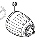 Mandrin à serrage rapide réf. 2 609 003 164 BOSCH
